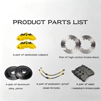 Kit d'étriers de frein haute performance V6 6 pistons avec rotors de 355 mm pour jantes de 18 pouces pour Audi A5 S5 RS5 B9 2016-2025