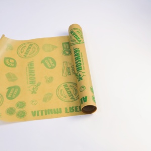 Eco Compostable Unbleached Silicone Coated Custom Food Wrapping Non Stick <strong>Baking</strong> <strong>Paper</strong> 50M Non Toxic Parchment <strong>Paper</strong> Sheets - Product Image 6