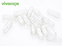 Capsules de gélatine vides transparentes de taille 1, capsules de gélatine dures vides transparentes