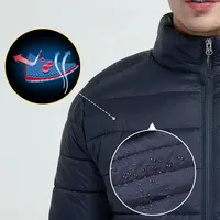 Veste matelassée légère pour homme LAYENNE, veste d'hiver à fermeture éclair pour homme, vêtements de mode pour homme