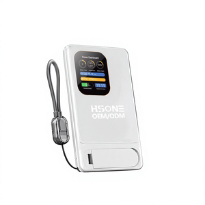 YJ05 พาวเวอร์แบงค์แม่เหล็กบางเฉียบ 5000mAh 10000mAh อลูมิเนียมอัลลอยด์ กระจกนิรภัย ชาร์จเร็ว 15W - Product Image 1