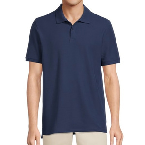 Hombres personalizados de alta calidad para Polo All-Season Casual Fashion Elegante manga corta Patrón sólido Fabricación de ropa - Product Image 3