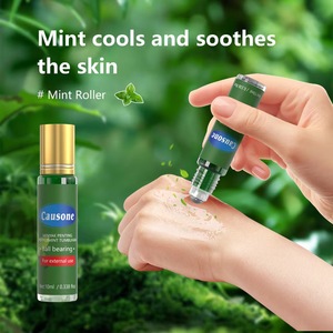 Huile rafraîchissante à la menthe poivrée en roll-on : Apaise la peau, rafraîchit l'esprit, prévient les piqûres d'insectes, soulage les démangeaisons, les maux de tête et le mal des transports. - Product Image 5