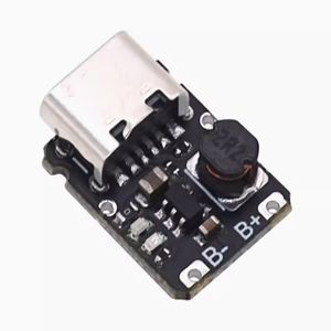 โมดูลชาร์จและดิสชาร์จในตัว 5V สำหรับแบตเตอรี่ลิเธียม 3.7V 4.2V18650 พร้อมบอร์ดเพิ่มกำลังไฟฟ้าและระบบป้องกัน ช่องเสียบ Type-C - Product Image 1