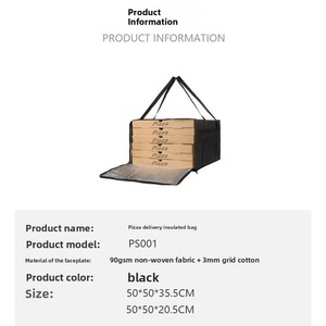 Suministro transfronterizo de bolsas isotérmicas, bolsas para entrega de pizza, bolsas isotérmicas para alimentos y bolsas isotérmicas para compras – venta al por mayor desde el - Product Image 4