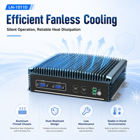 Mini PC Silencioso y Compacto con Amplios Puertos de Entrada/Salida, LAN, USB, COM, HD, VGA y Almacenamiento para Automatización Empresarial, Compatible con Windows y Linux