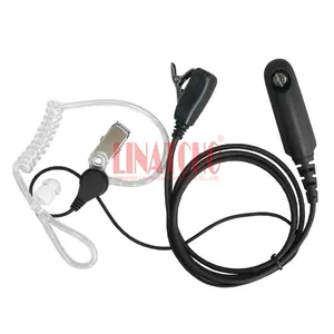 GP328 GP338 GP340 GP380 Radio Walkie Talkie Akustik Udara Tabung Earpiece Earphone PTT MIC