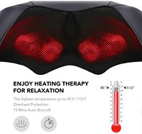 Masseur de cou électrique Shiatsu le plus vendu sur Amazon avec contrôle de la minuterie et sensation de toucher réel