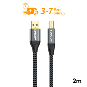 Cable de Carga Rápida SUNGUY de 2m para Teléfono, Laptop y Auto, Cable USB Personalizado, Venta al Por Mayor de Fábrica - Product Image 1