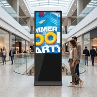Kiosco Táctil Vertical con Pantalla LCD de 49/55/65 Pulgadas, Señalización Digital Android para Interiores, para Centros Comerciales, Tiendas, Hoteles y Transporte Público