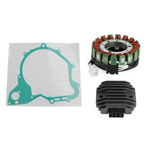 Bobina statore Areyourshop con Kit guarnizione raddrizzatore regolatore di tensione Assy per Yamaha XVS 400 <span class=keywords><strong>650</strong></span> <span class=keywords><strong>Drag</strong></span> <span class=keywords><strong>Star</strong></span> 1996-2000 - Product Image 2