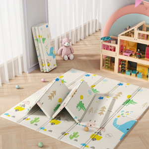 <span class=keywords><strong>Tapis</strong></span> de jeu pour bébé pliable extra large de qualité supérieure, imperméable, antidérapant, en mousse souple, pour ramper et temps sur le ventre, utilisation intérieure et extérieure - Product Image 2