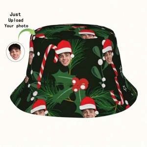 Sombrero de Pescador Personalizable de Alta Calidad, Regalo Perfecto de Navidad para Hombres, Mujeres y Amigos, con Diseño de Dibujos Animados - Product Image 2