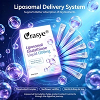AMZ Promotion : L-Glutathion Liposomal Liquide 1200mg à Haute Biodisponibilité, Absorption Améliorée, Soutien Antioxydant, Marque Blanche