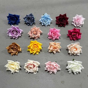 Tête de rose artificielle Yixuan en soie, fleur réaliste pour décoration de mariage et de maison - Product Image 2