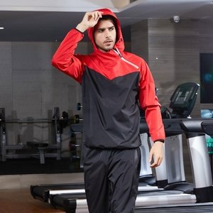 Cặp vợ chồng tắm hơi mồ hôi phù hợp với chất lượng cao tập thể dục phòng tập thể dục đấm bốc Áo len Wicking đốt cháy chất béo lỏng trọng lượng thể thao thiết lập người đàn ông và phụ nữ - Product Image 1