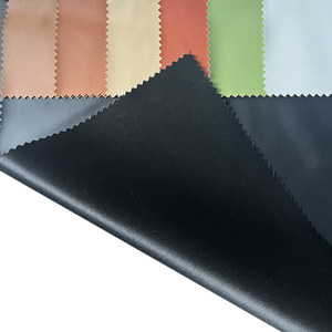 Commercio all'ingrosso <span class=keywords><strong>100</strong></span> <span class=keywords><strong>PU</strong></span> <span class=keywords><strong>100</strong></span> poliestere materiale in pelle sintetica per la giacca - Product Image 1