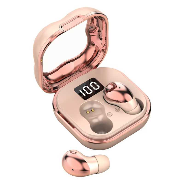 Mini Open Ear Wireless Earbuds With Digital Display Invisible TWS Stereo Sound Hands Free Calls For Mobile Phone Use