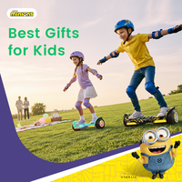 Hoverboard auto-équilibré tout-terrain GYROOR Minions co-marqué de 6,5 pouces pour enfants