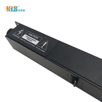 KLS PDU industriel de haute qualité 63A haute puissance triphasé 42U standard, montage en rack, 13 prises, entrée disjoncteur
