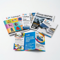 Impression personnalisée de brochures/dépliants/catalogues/ouvertures de catalogue/revues en couleur XJY, brochures économiques, service d'impression de brochures
