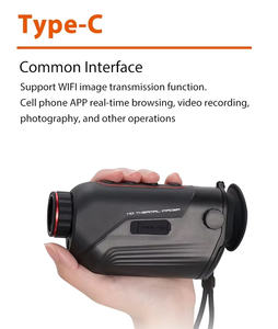 Monocular Térmico Portátil 4X 256x192 - Visor de Caza IR de 50Hz con Lente de 10mm, Imágenes Térmicas con Poca Luz para Caza Nocturna y Camping - Product Image 5