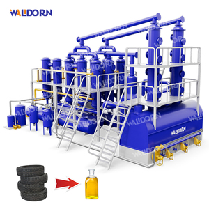 Automatic High Efficiency Vacuum Pyrolysis Technology Plant with Engine Motor & Gearbox for Higher Quality Oil From Waste <b>Tyres</b> - Product Image 1