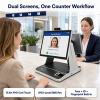Tablette de signature électronique EMR d'occasion de 15,6 pouces avec SDK USB pour ordinateur portable, bureau, banque, gouvernement, secteur médical