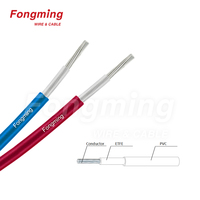 Cable de cobre estañado trenzado con aislamiento ETFE de 600V UL10126, resistente a altas temperaturas (150°C), según norma militar MIL-W-22759/16, tipo Tefzel.