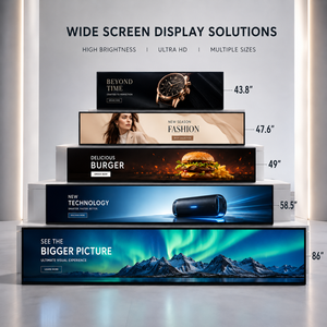 Écran LCD ultra-large étiré de 43,8 <span class=keywords><strong>pouces</strong></span> avec résolution 4K, Android 9.0, pour signalétique de rayonnages de supermarché et de magasin d'alimentation - Product Image 3