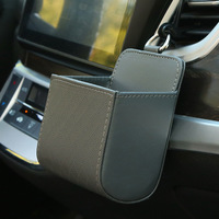 Boîte de rangement multifonctionnelle en cuir PU pour voiture, accessoires de voiture, sac de rangement pour sortie d'air