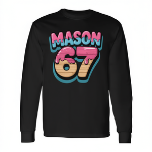 Maglietta a maniche lunghe Mason 67 Ice Cream Drip, abbigliamento promozionale - Product Image 2