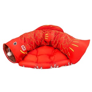 <b>Cat</b> Koi Fish <b>Tunnel</b> Bed Washable Pet Hideout For <b>Cats</b> Medium Size - Product Image 3