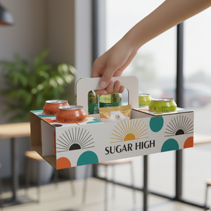 Caja de tapa para cosméticos personalizada Impresión logo Embalaje de solapa Caja de regalo de cartulina blanca - Product Image 5