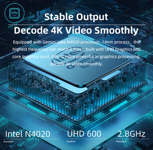 โน้ตบุ๊ค HeroBook Pro 8+256GB โปรเซสเซอร์ N40420 หน้าจอ 14.1 นิ้ว FHD LPDDR4 ระบบปฏิบัติการ Windows 11 ชาร์จเร็ว 24W แท่นชาร์จ Herobook - Product Image 6