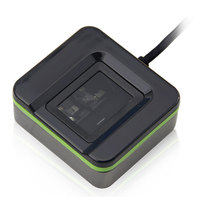 Lecteur de capteur d'empreintes digitales biométrique USB numérique ZKT SLK20R Live20R pour le pointage des heures de travail sur ordinateur de bureau