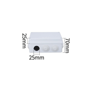 กล่องรวมสัญญาณกันน้ำ IP65 ขนาด 150x110x70 มม. ทำจากพลาสติก ABS แบบเจาะรูสำเร็จรูป 10 รู พร้อมจุกยางและแถบซีลในตัว สำหรับใช้งานกลางแจ้ง - Product Image 4