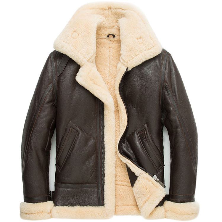 sheep wool bomber jacket