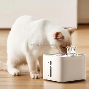 Meistverkauftes Haustierprodukt <span class=keywords><strong>2026</strong></span> Aufladbarer Katzen-Trinkbrunnen Edelstahl 4,2L/142oz Leiser Intelligenter Haustier-Wasserspender - Product Image 2