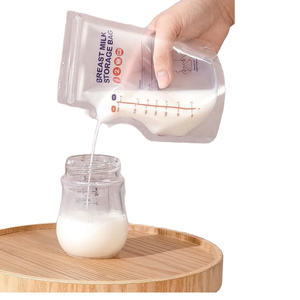 Tas penyimpanan susu disesuaikan 240ml/8OZ tas penyimpanan susu 60 120 200 hitungan Bpa gratis - Product Image 3