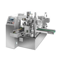 Machine d'emballage automatique de sachets Doypack avec remplisseur à vis sans fin pour poudre de farine et poudre de café