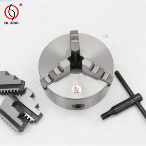 K11 3-hàm máy tiện Chuck 200mm Hướng dẫn sử dụng tự định tâm 3 hàm máy tiện công cụ phụ kiện - Product Image 2