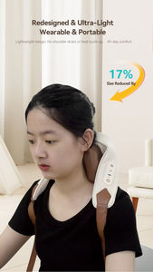 Masseur électrique pour les tissus profonds, pétrissage et tapotement, pour le cou, les épaules et le dos, télécommande sans fil, 3 vitesses, pour la relaxation musculaire et la douleur - Product Image 4