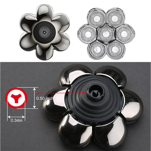 7D Replacement <b>Heads</b> Electric <b>Razor</b> Blades Stainless Steel Rotary Blades for Rechargeable Bald Men <b>Head</b> Shaver Blade - Product Image 3