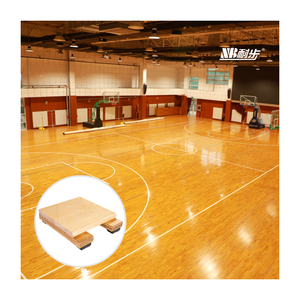 Vente directe d'usine en Chine sol de sport parquet sport en bois dur érable bouleau chêne hévéa parquet de squash sol de basket-ball intérieur - Product Image 2
