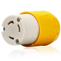 Steker Pengunci Industri Kelas Industri yang Disetujui ETL 250Volt 30 Amp NEMA L6-30P/L6-30R 30A 250V