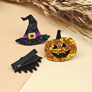 Accesorios para el cabello para niños calabaza murciélago sombrero mágico FIESTA DE Halloween divertido clip de pelo para niñas pequeñas - Product Image 2