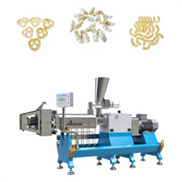 Ligne de production automatique de snacks soufflés à expansion directe, extrudeuse à double vis, machine à fabriquer des snacks soufflés au maïs