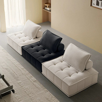 Canapé d'angle moderne et minimaliste de luxe pour salon, mobilier rectangulaire 2 ou 3 places en velours côtelé compressé, pour la maison et l'école