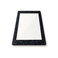 Panneau en verre trempé massif sur mesure, feuille plate rectangulaire, design moderne, options de découpe et de perçage pour la décoration et l'affichage